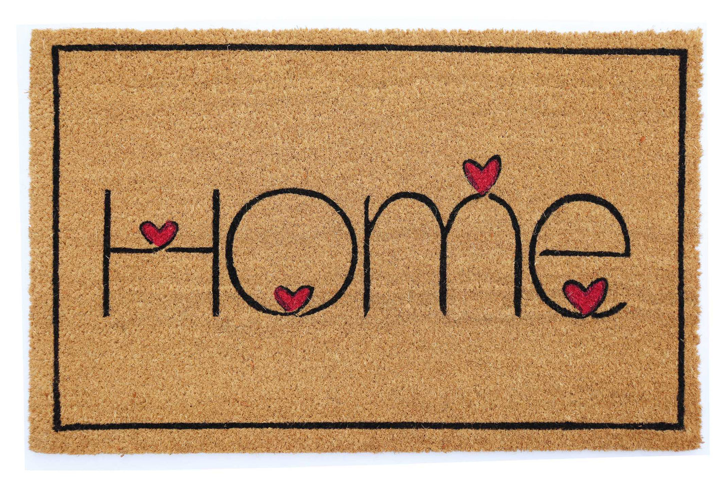 Tapis d’entrée Paillasson coco naturel, 40x60CM, EP 1,5CM
