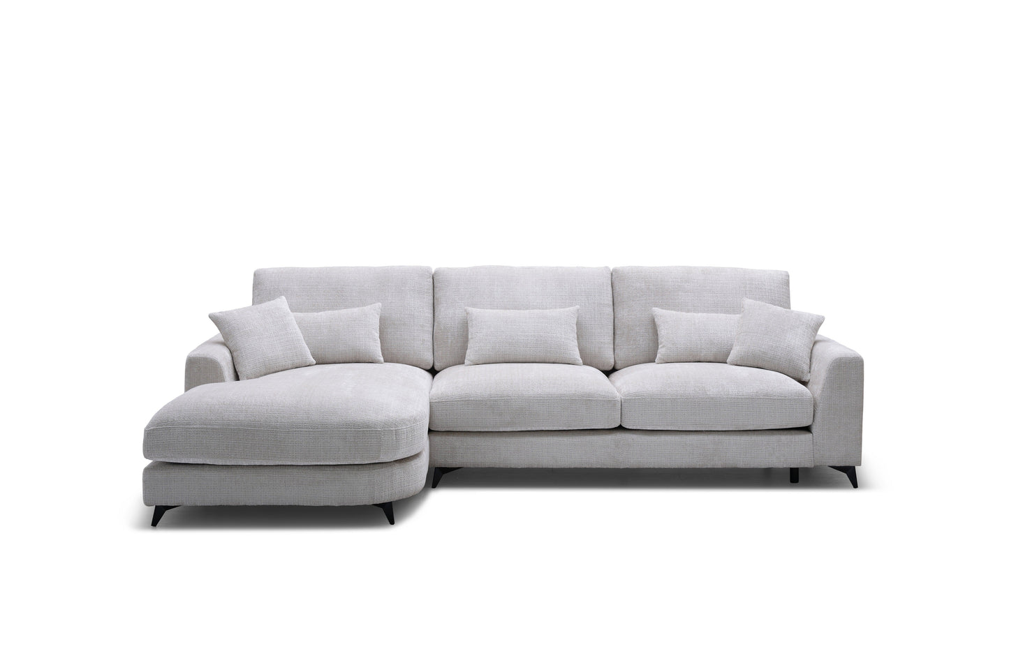 Canapé angle en tissu, 315x180xH95CM - DAXO