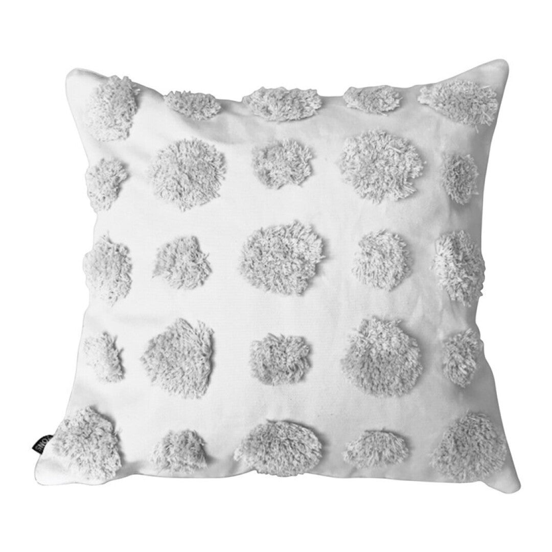 Coussin pompons, 45x45 cm, 400g