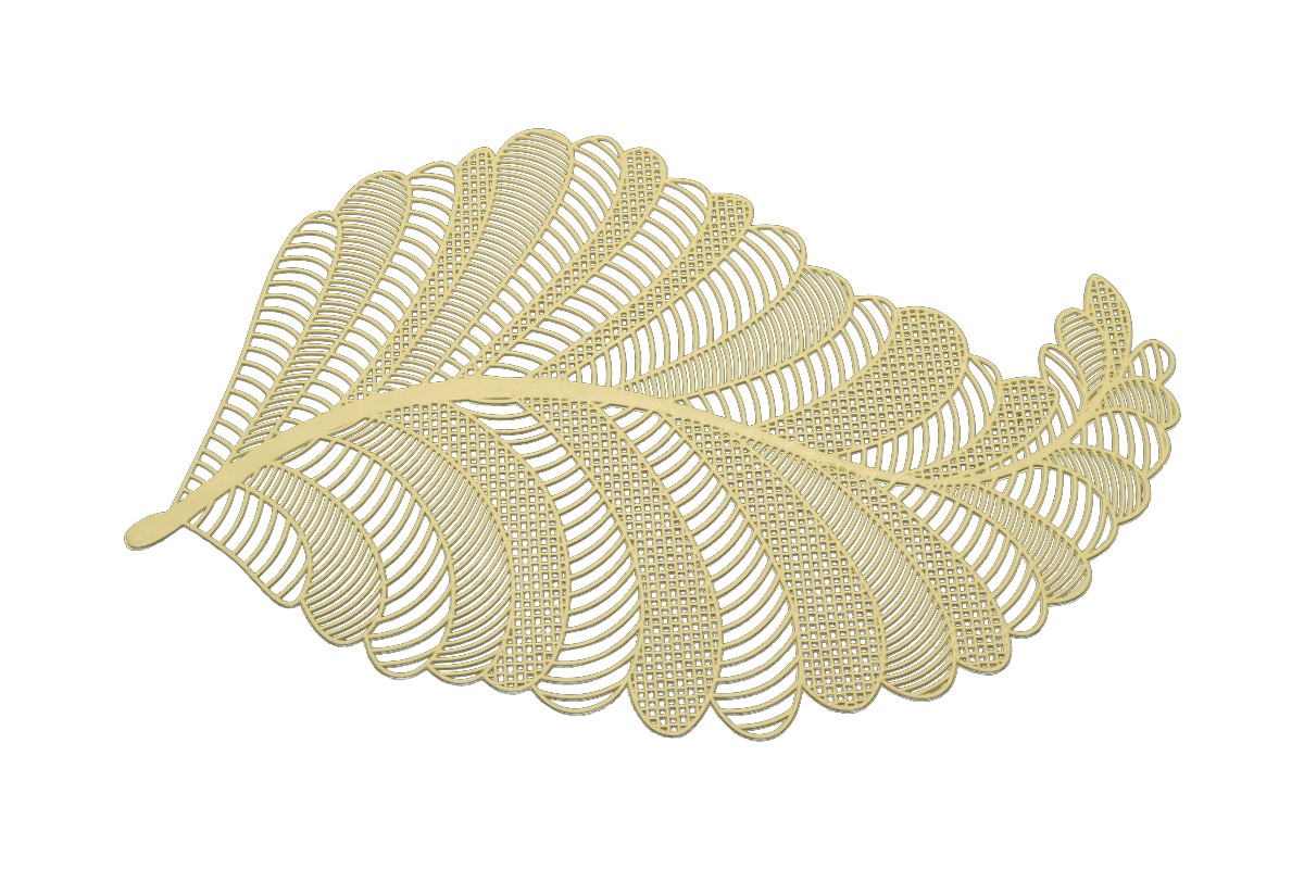 SET DE TABLE PVC BRUYO FORME FEUILLE 30x45cm