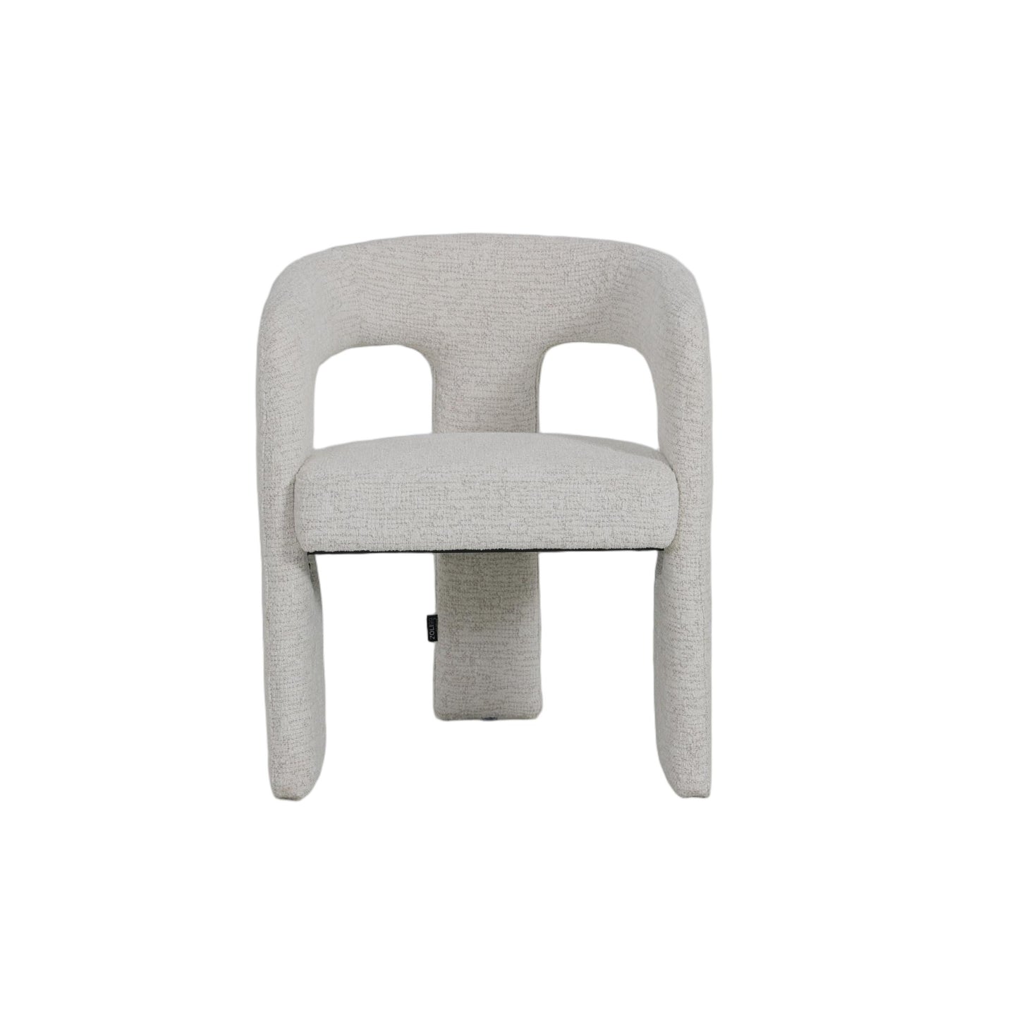 Fauteuil en tissu anti tache, 59,5x52xH74CM - EVELIA