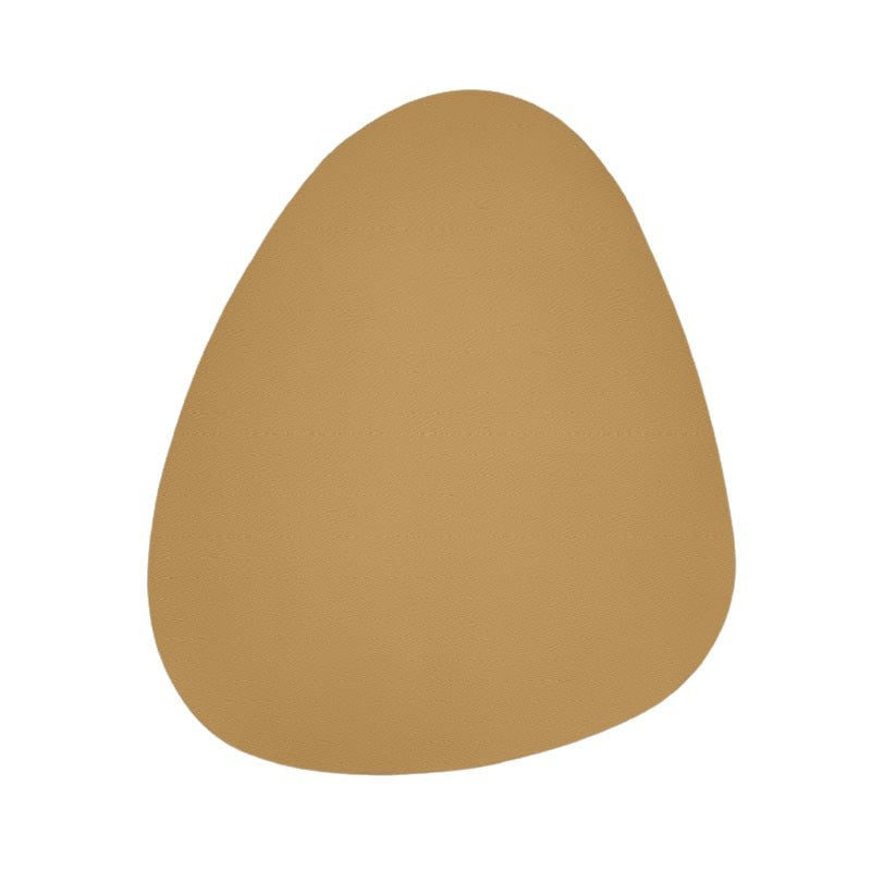 Set de table galet forme de pierre en cuir pu