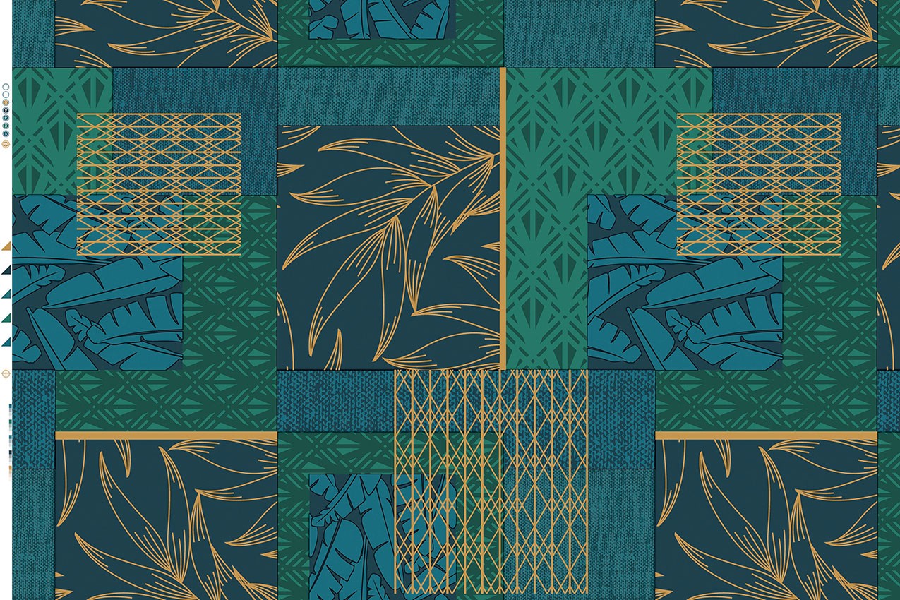 Nappe Toile cirée à motif 140 cm de large vendue au mètre uniquement en magasin