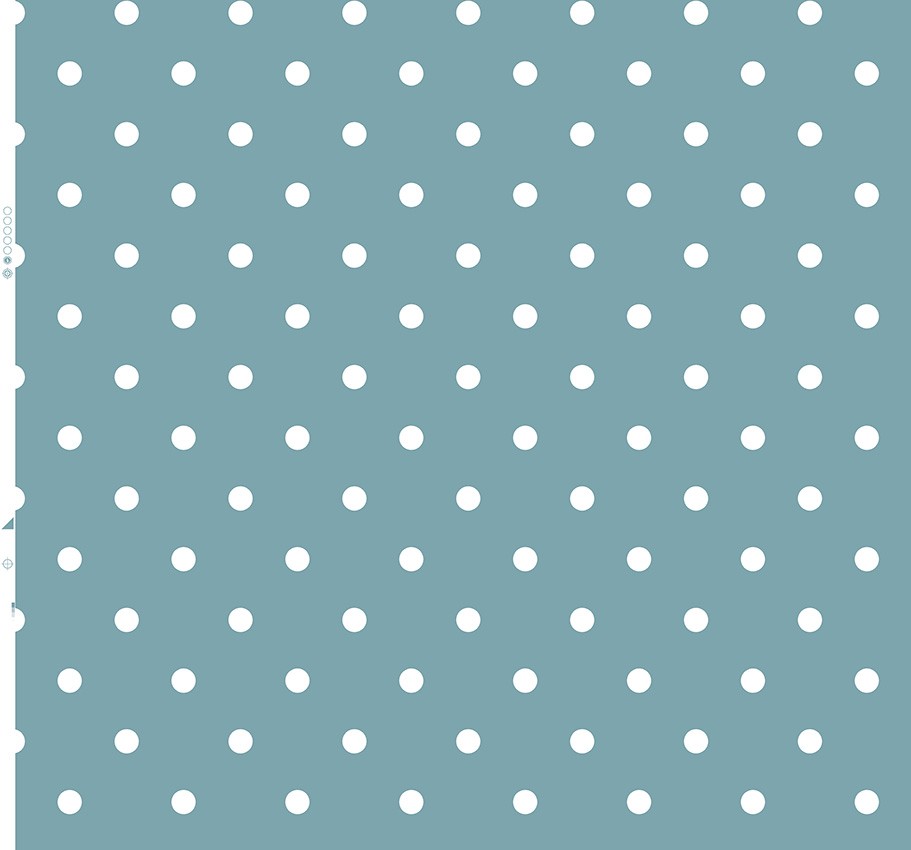 Nappe Toile cirée petit pois 140 cm de large vendue au mètre uniquement en magasin