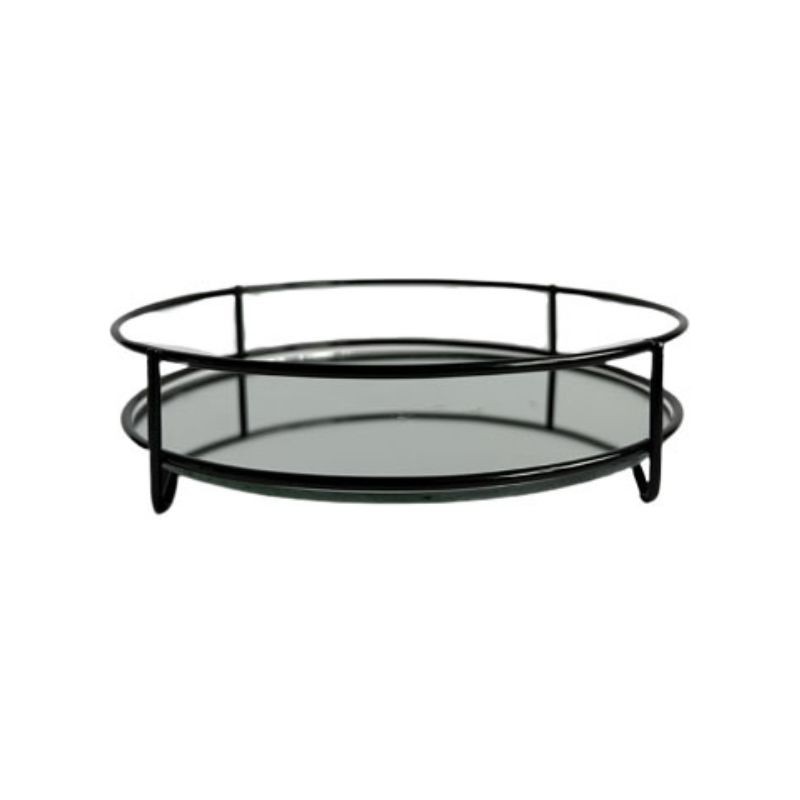 Plateau miroir D17,5xH5 cm