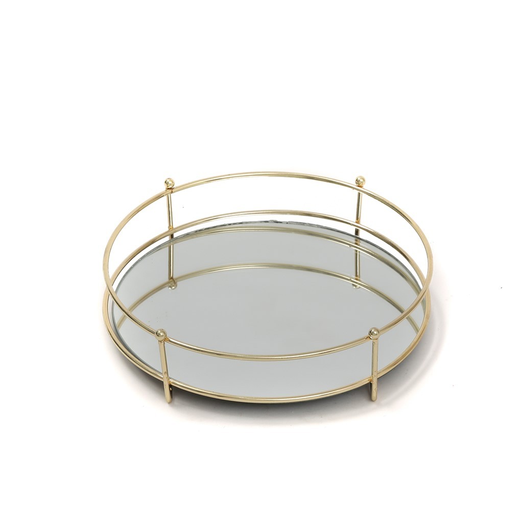 Plateau miroir D29,5xH5 cm