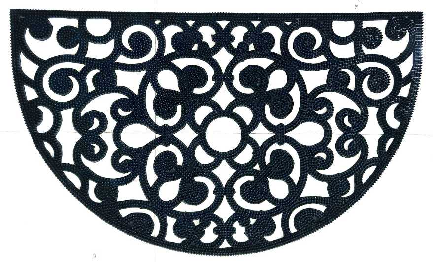 Tapis d’entrée Paillasson en caoutchouc, 45x75CM