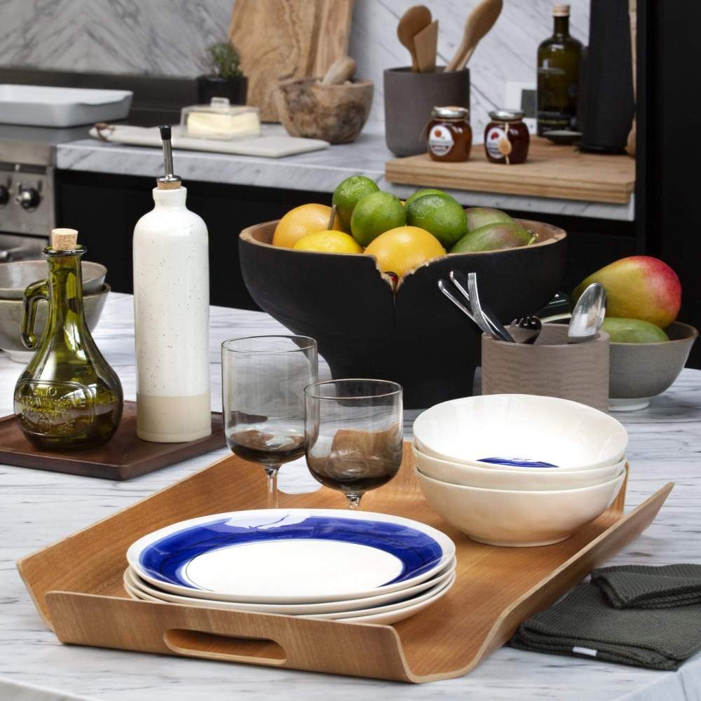 Plateau en bambou 40x30xH4,5cm