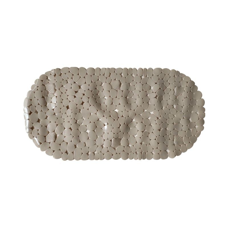 Tapis de bain galet beige, 69x35CM - OXY
