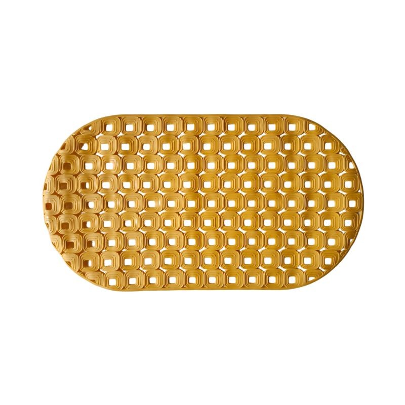 Tapis de bain galets jaune, 70x40CM - ARKY