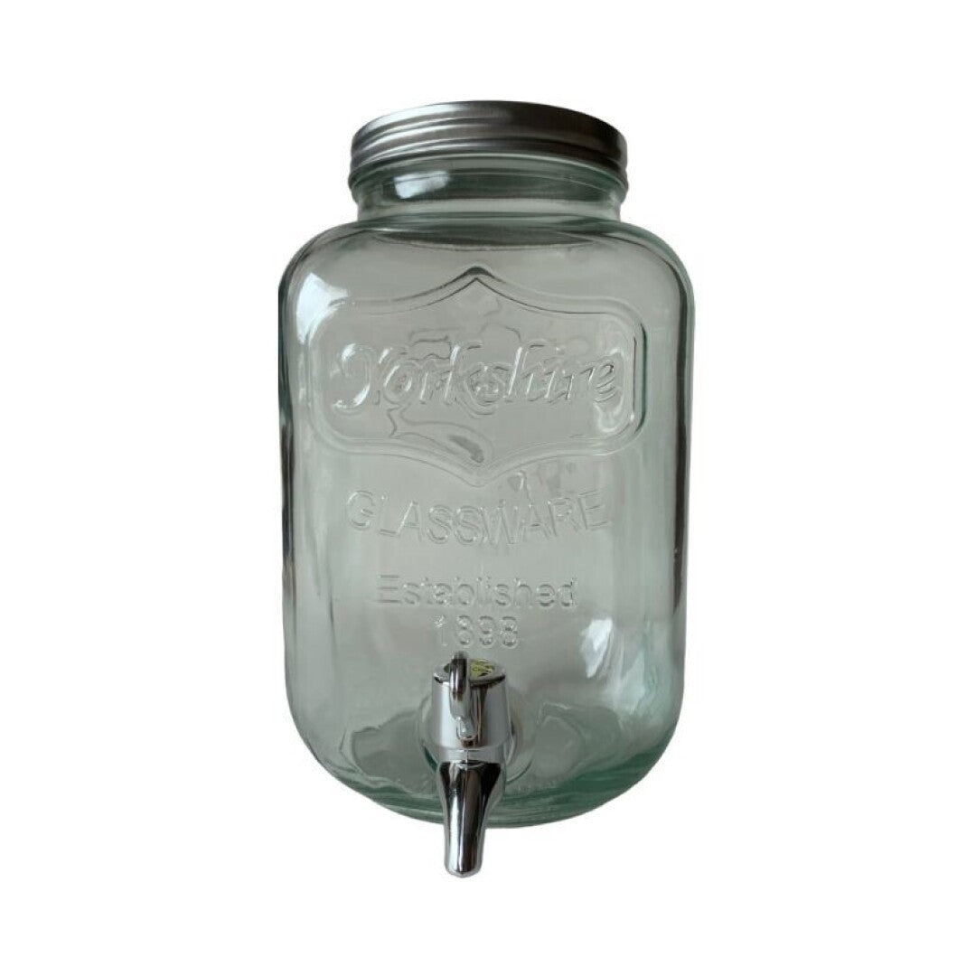 Distributeur de jus en verre, 4L, 15,5x15,5xH25cm