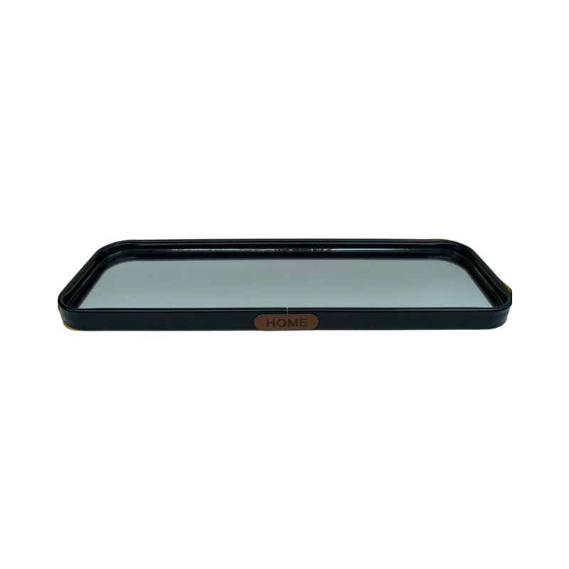 Plateau de presentation miroir ovale, 30x10cm