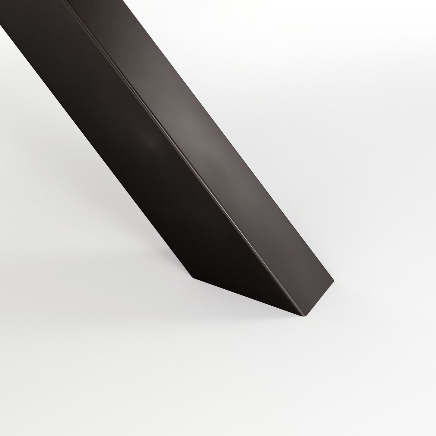 Table en bois de manguier carré pieds spider noir, 150x150xH76cm - FLAVIA