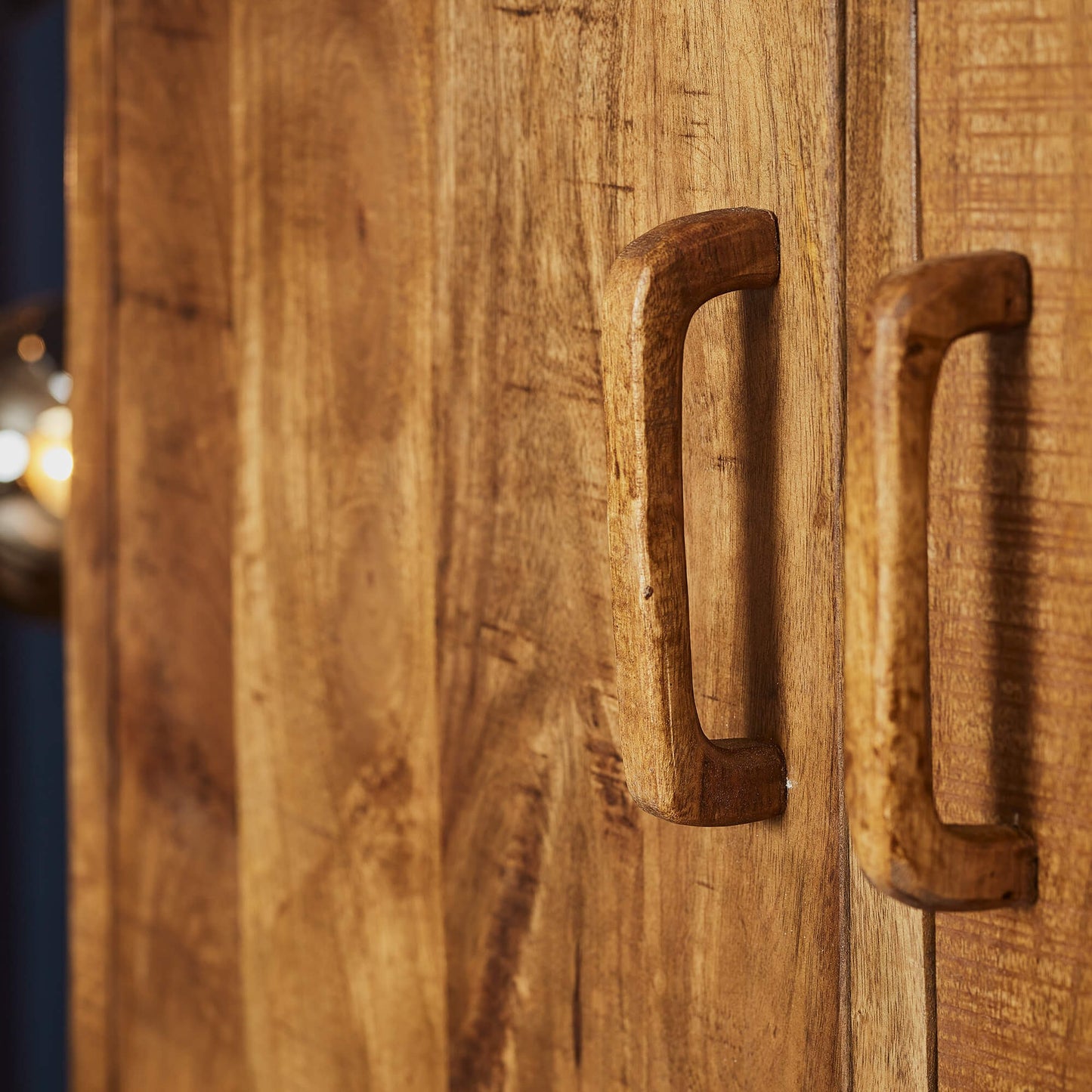 Vaisselier en bois de manguier, H200cm - MAYA