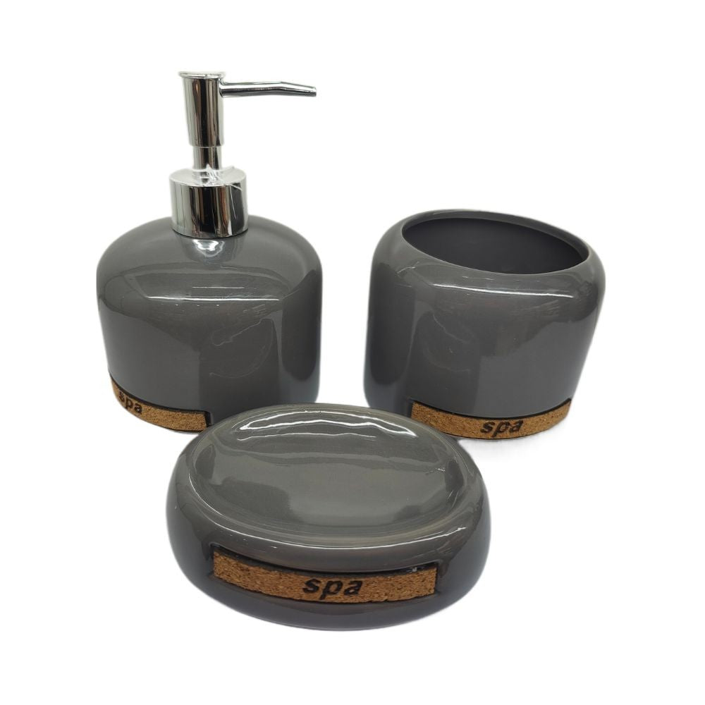 Set 3pcs accessoires sdb