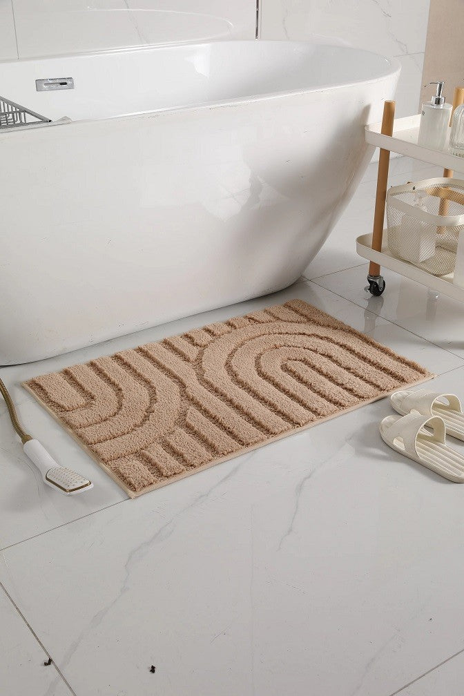 Tapis de douche sdb anti dérapant, 50x80cm