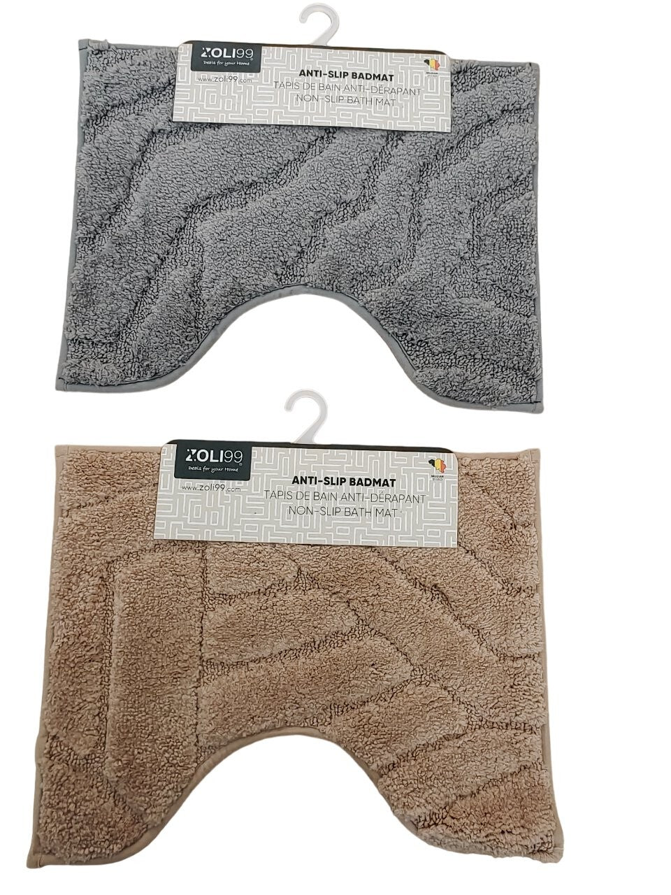 Tapis de douche sdb anti dérapant, 50x40cm