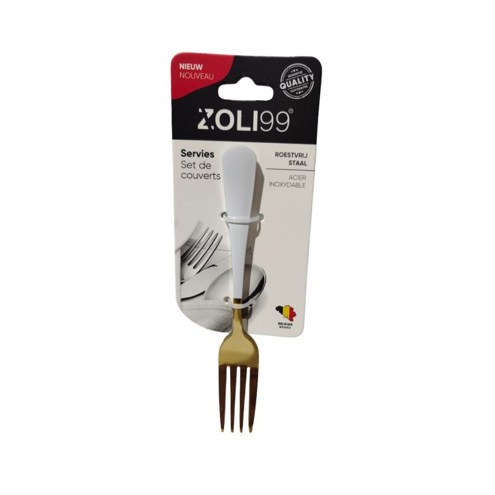 Set de 3 fourchettes doré