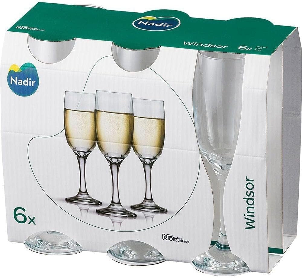 Set de 6 verres a pied 210ml, Windsor Nadir