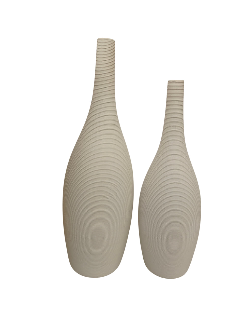 Vase Design En Céramique peinture 56cm Beige - Vase Vase Design En Céramique peinture 56cm Beige - Vase