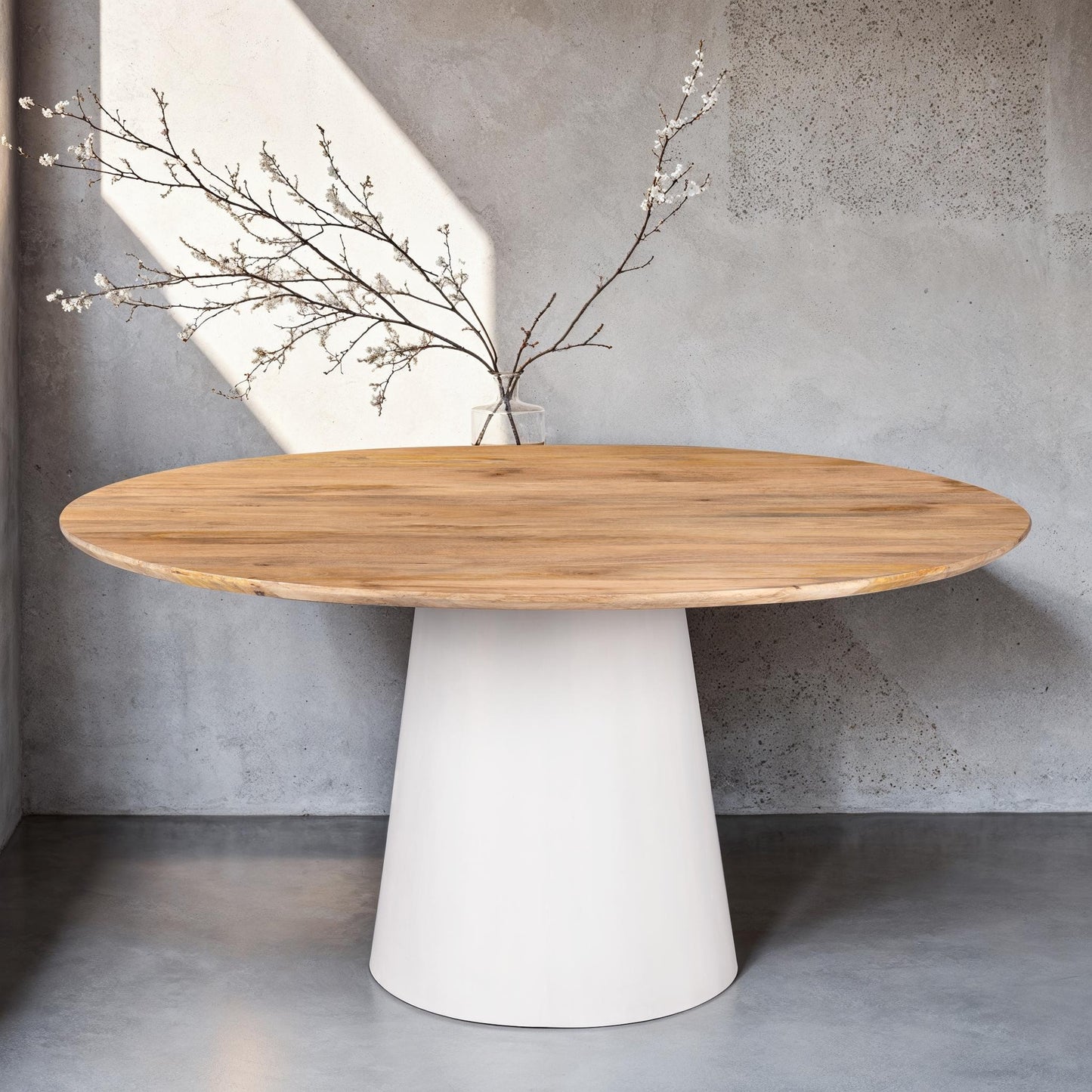 ELISA table ronde en bois massif