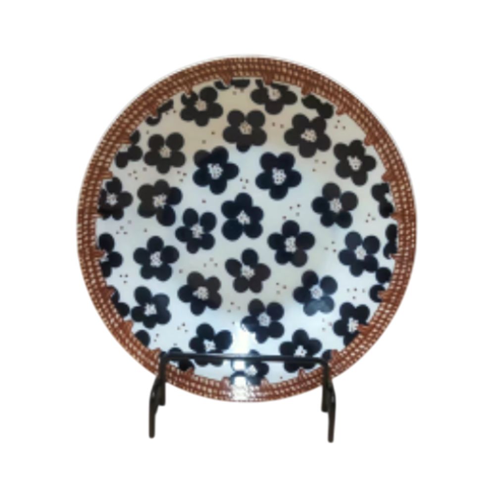 Assiette creuse en céramique, D7 pouces