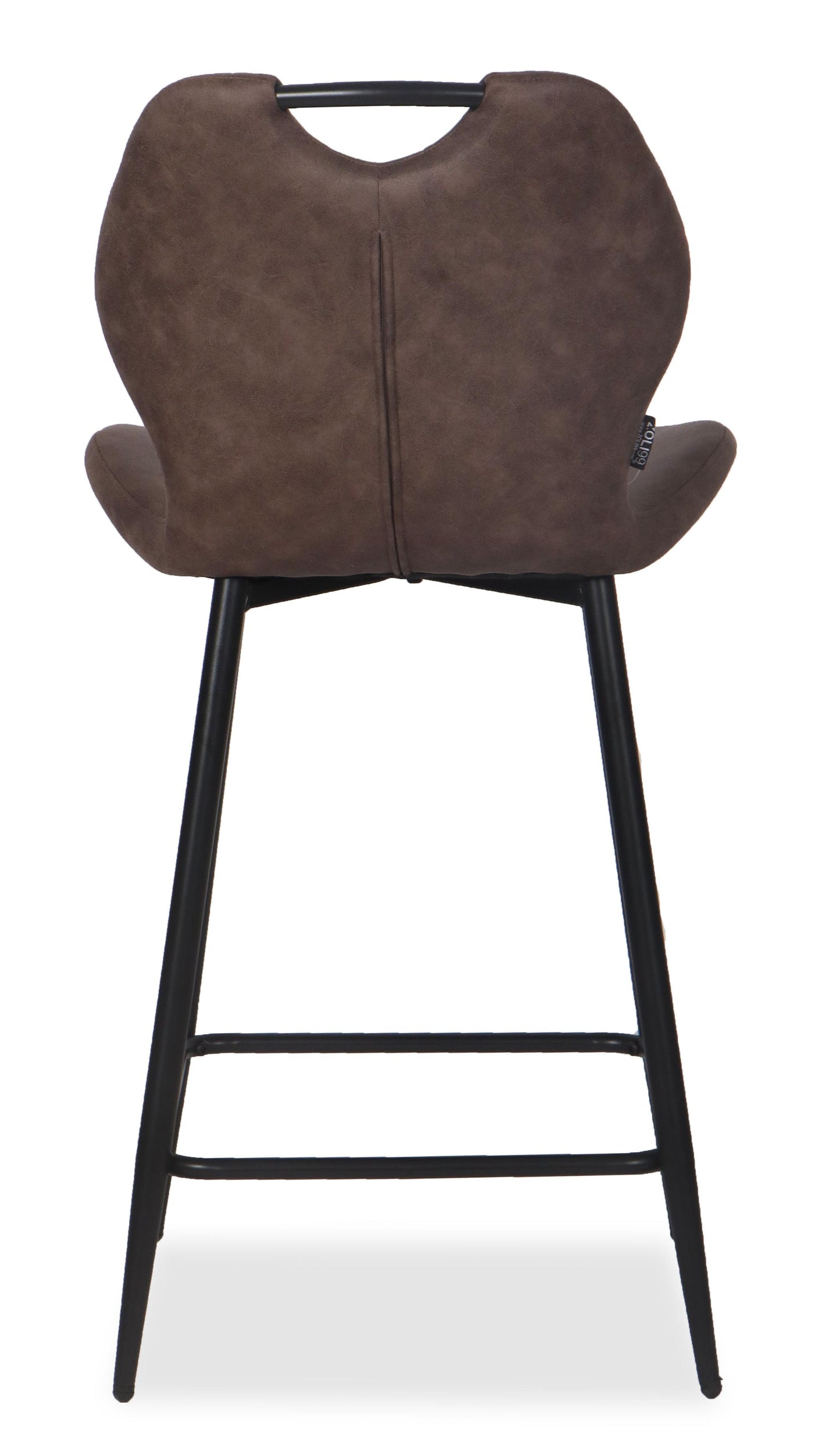 Chaise Haute Tabouret de bar en tissu anti tache, 60x48xH95CM - YAEL ( 65 cm hauteur assise)