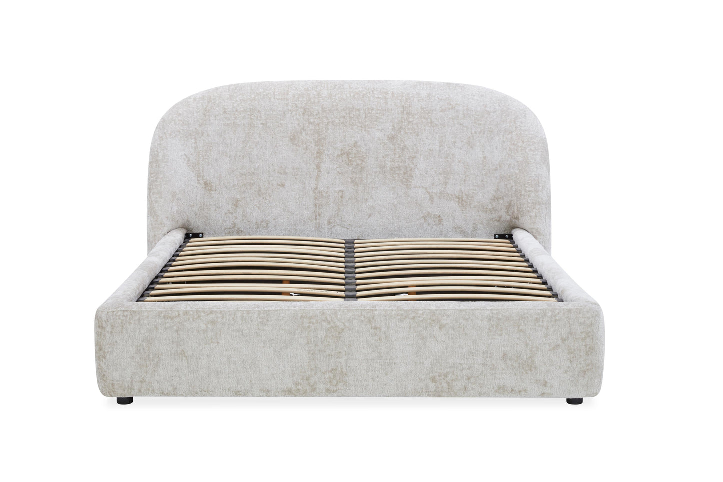 Lit coffre en tissu avec sommier - SELA