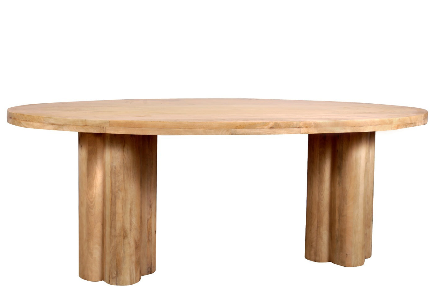 Table à manger en bois de manguier, H76cm - JULIA