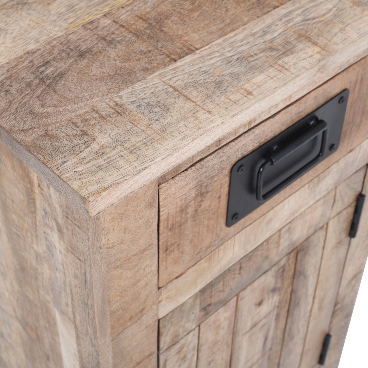Commode en bois de manguier, 40x40xH72CM - RIGA