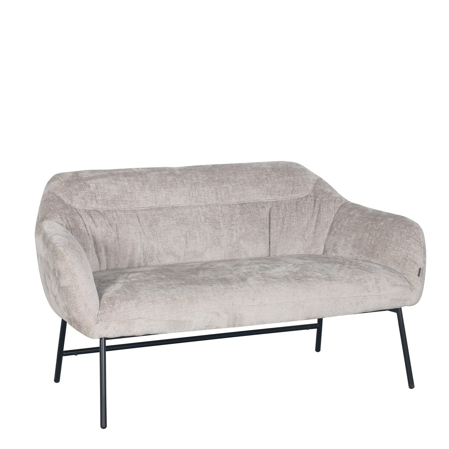 Banquette en tissu et pieds métal - JOY