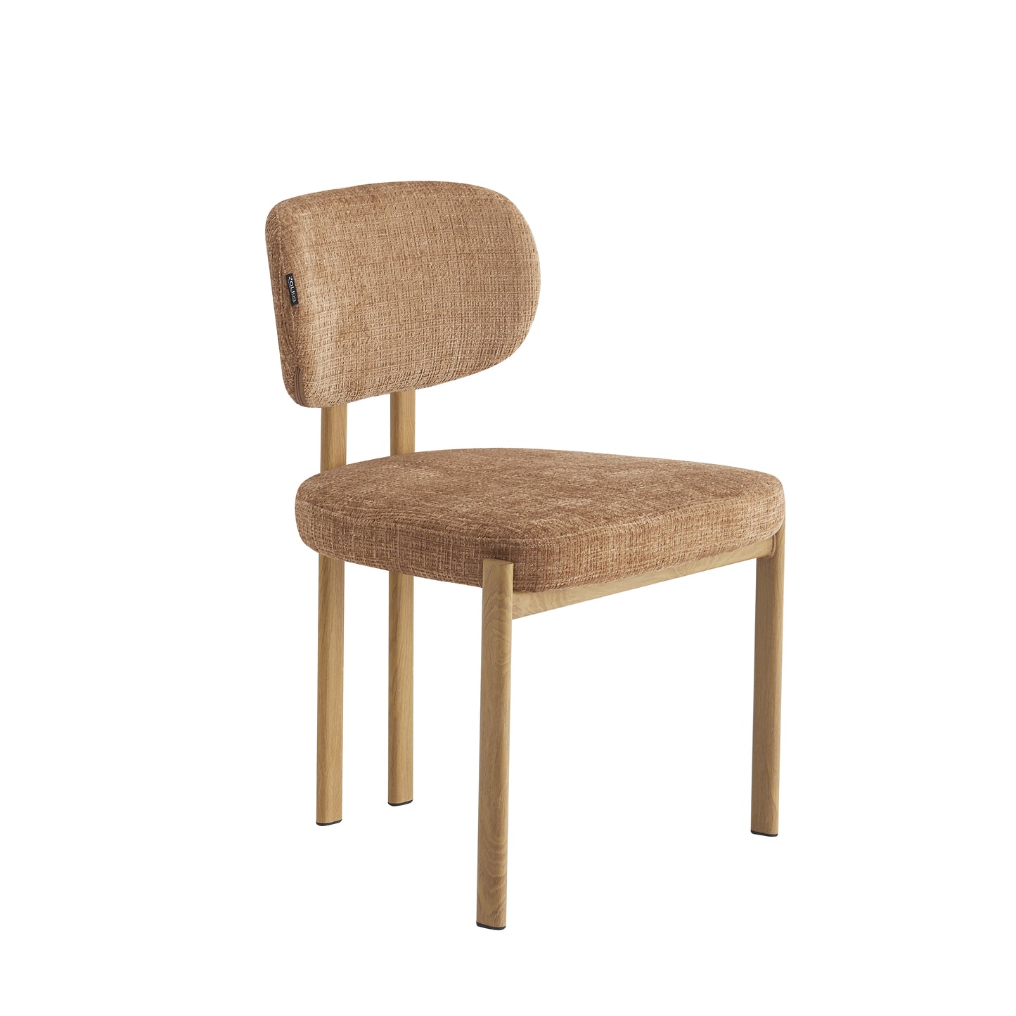 Chaise en tissu anti tache, 57x55xH81,5CM - SANTORI