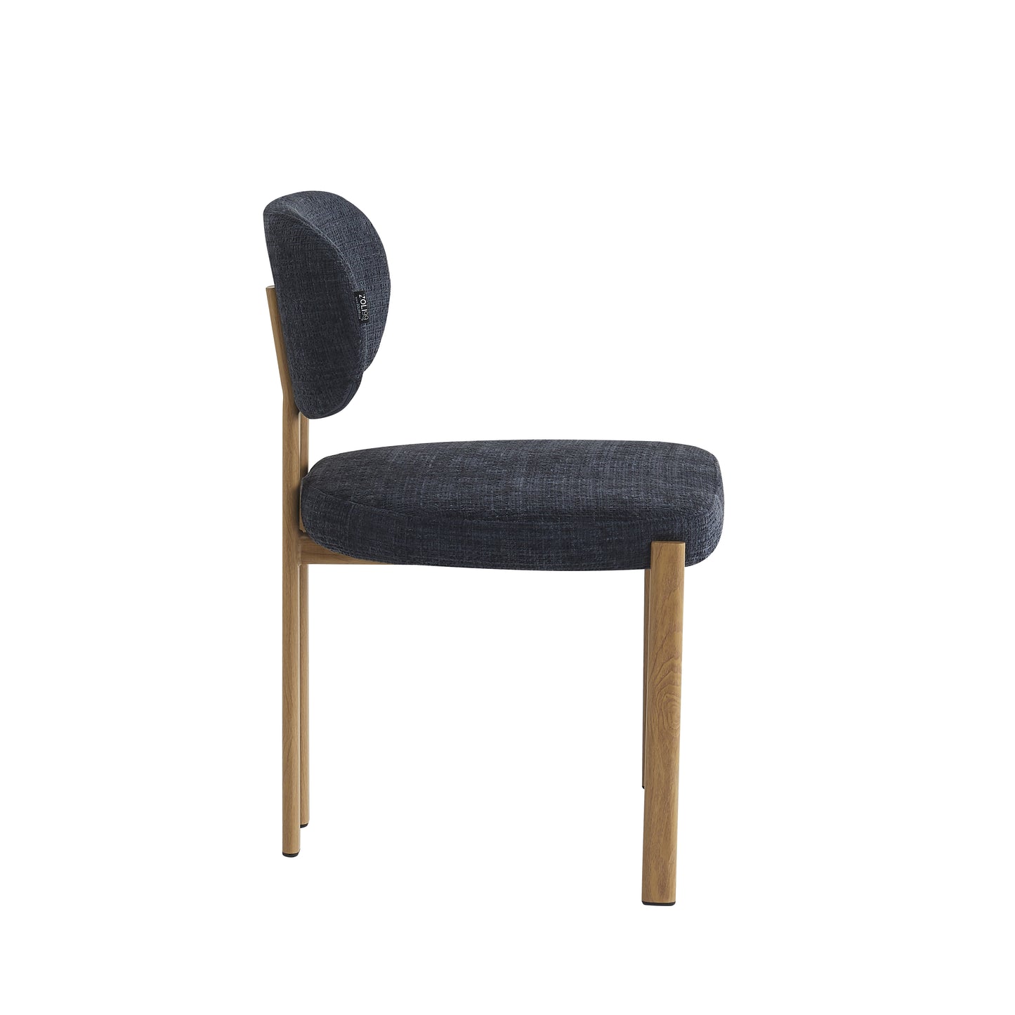Chaise en tissu anti tache, 57x55xH81,5CM - SANTORI