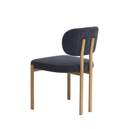 Chaise en tissu anti tache, 57x55xH81,5CM - SANTORI