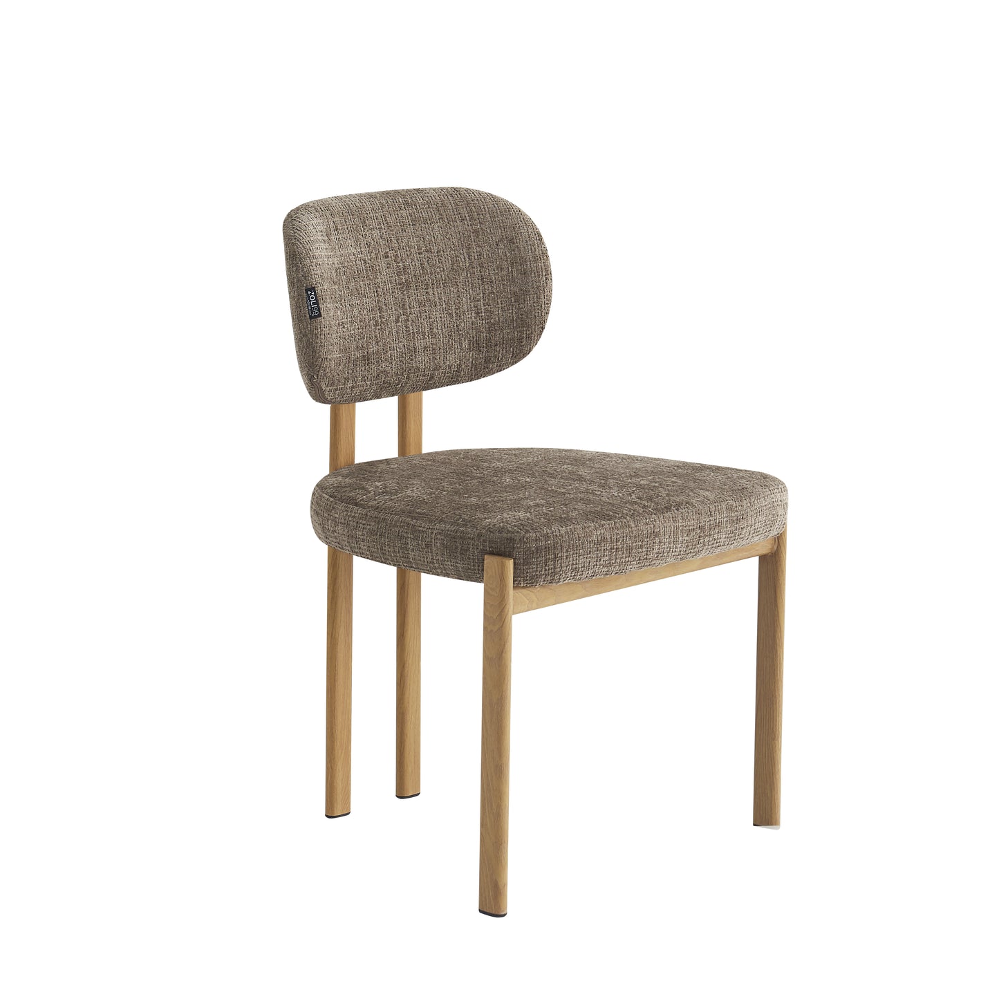 Chaise en tissu anti tache, 57x55xH81,5CM - SANTORI