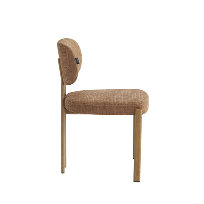 Chaise en tissu anti tache, 57x55xH81,5CM - SANTORI