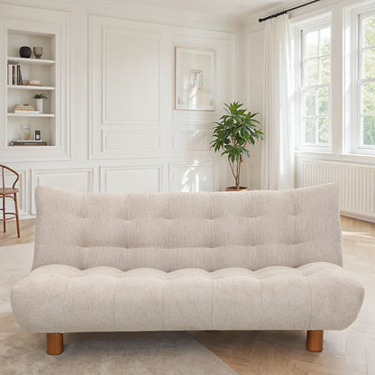 Canapé lit clic-clac convertible en tissu anti tache, 186x103xH89CM - LUCIEN