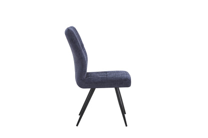Chaise en tissu anti tache, 47x62xH93CM - NOVALI