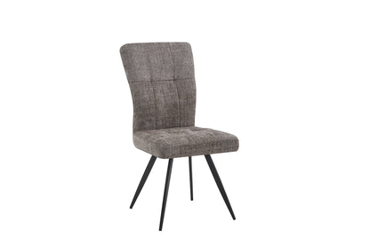 Chaise en tissu anti tache, 47x62xH93CM - NOVALI