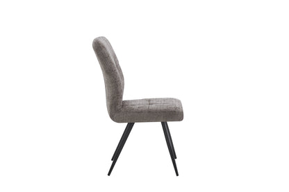 Chaise en tissu anti tache, 47x62xH93CM - NOVALI