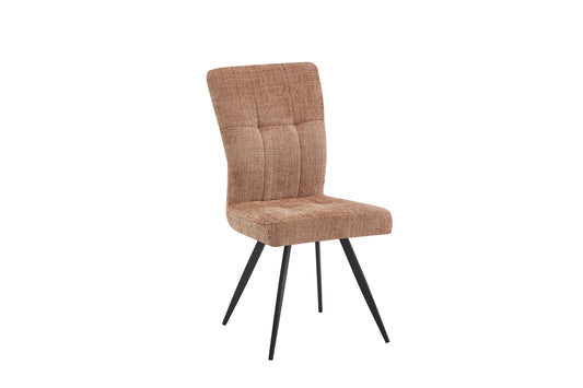 Chaise en tissu anti tache, 47x62xH93CM - NOVALI