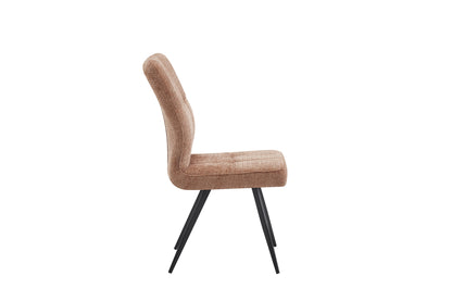 Chaise en tissu anti tache, 47x62xH93CM - NOVALI