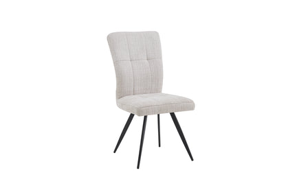Chaise en tissu anti tache, 47x62xH93CM - NOVALI