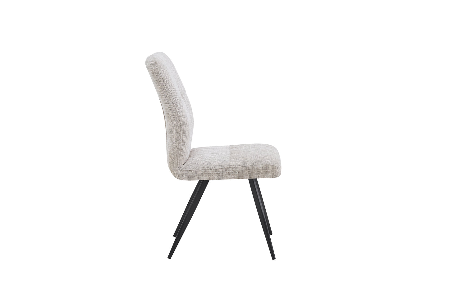 Chaise en tissu anti tache, 47x62xH93CM - NOVALI