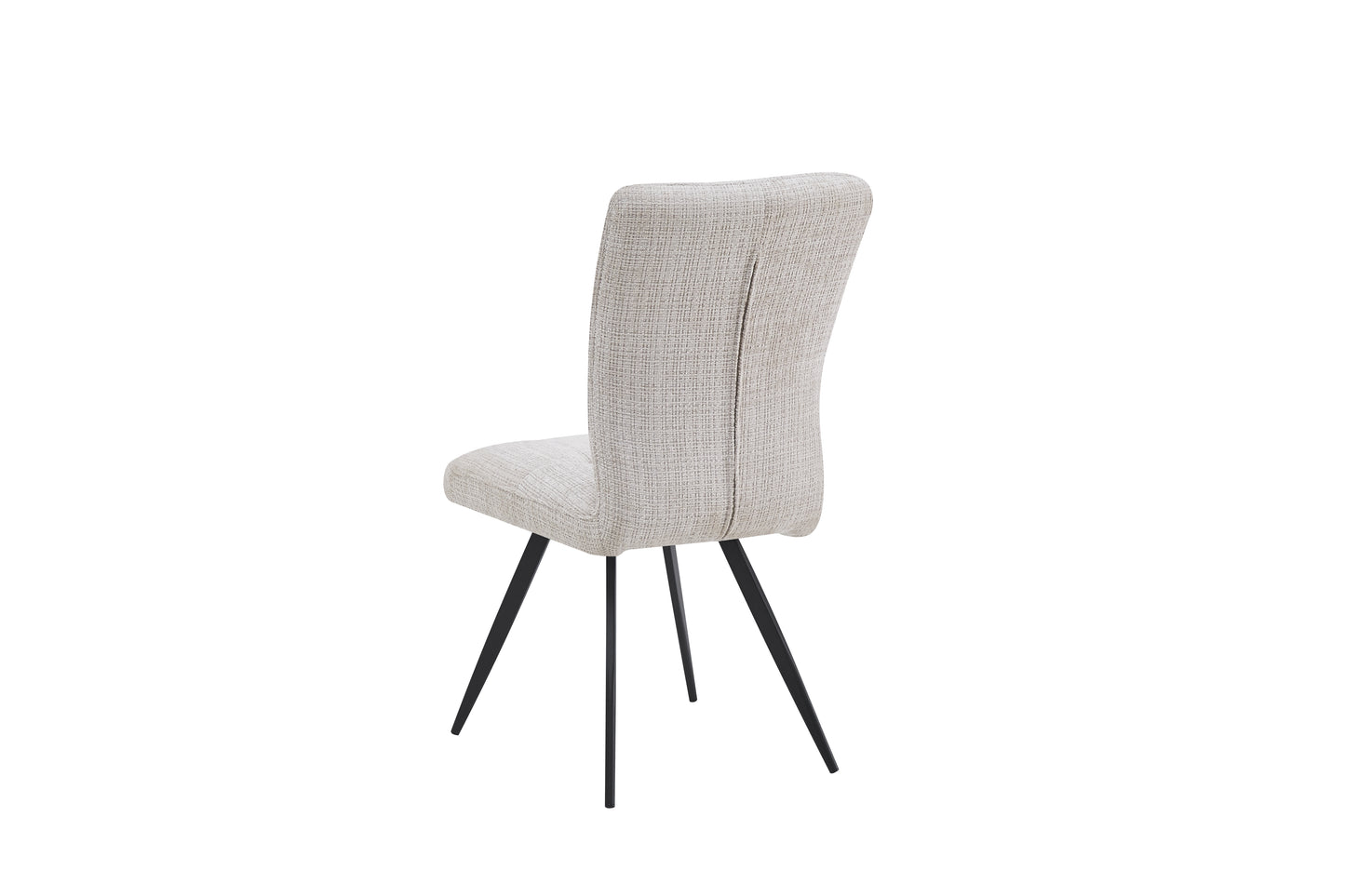 Chaise en tissu anti tache, 47x62xH93CM - NOVALI