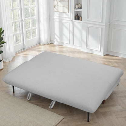 Canapé lit 3 places clic-clac en tissu anti tache, 192x94xH91CM - LUPINE