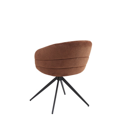 Chaise en tissu anti tache, 50x50xH78,6CM - CALYPSA