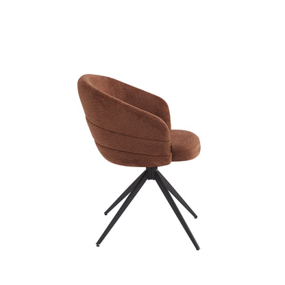 Chaise en tissu anti tache, 50x50xH78,6CM - CALYPSA