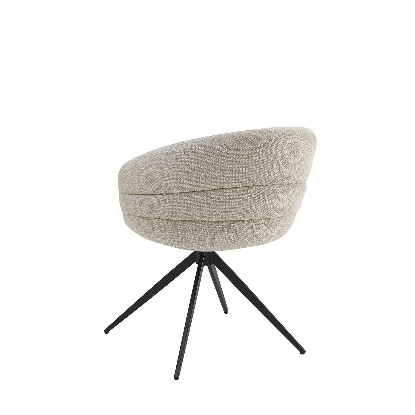 Chaise en tissu anti tache, 50x50xH78,6CM - CALYPSA