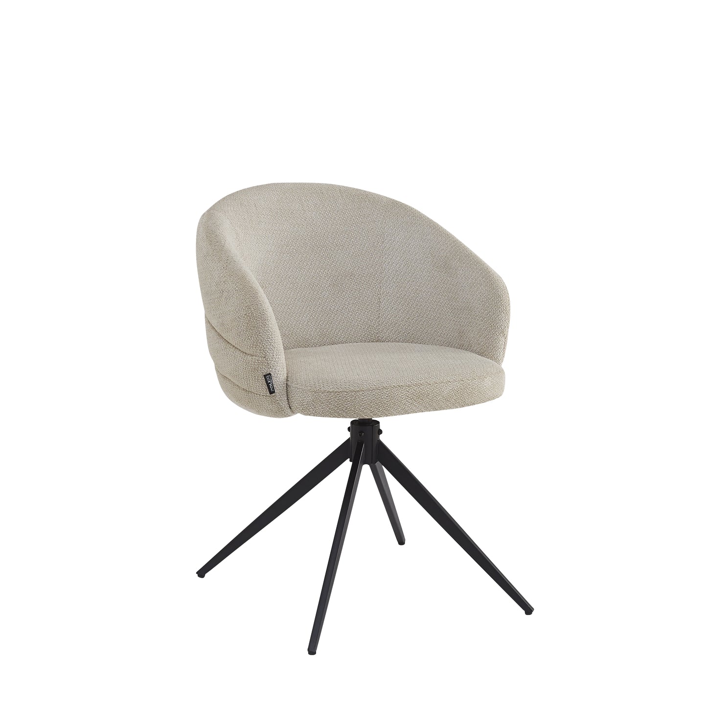 Chaise en tissu anti tache, 50x50xH78,6CM - CALYPSA